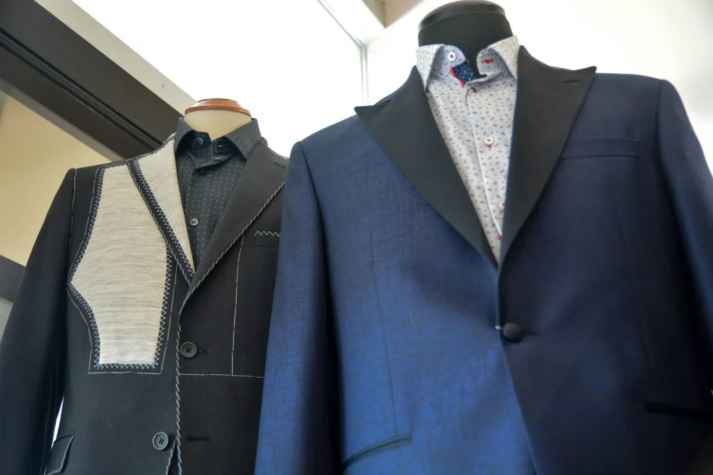 Men's Suits On Display